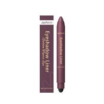 2 In1 Eyeshadow Liner Pen Matte Black Brown Waterproof Natural Long Lasting Silky Smooth Color-Rendering Professional Eye Makeup