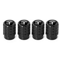 Car Wheel Tire Valve Caps Tyre Rim Stem Covers dustproof For Tesla Model 3 Model S Model X Model Y Roadster Invader Coil Mod WYE