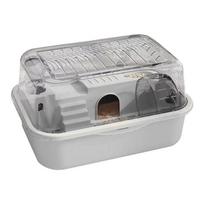 Fashion Double Layer Hamster Cage Portable Transparent Small Animal Habitat House Mice Guinea Pigs Pet House