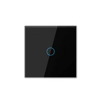 Crystal Glass Panel LED Light Switch AC100-240V EU Plug LED Sensor Switch 1/2/3 Gang Fire-Resistant Touch Switch Home Lighting