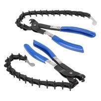 15 Blade Exhaust Pipe Cutter Chain Type Tool Locking Pliers For Steel Copper PVC Pipes 19-82 Rolling Blade PVC Cutter Pliers China Mainland