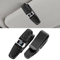 Car Sun Visor Clip 360 Rotation Sunglasses Ticket Card Clamp For Alfa Romeo 156 159 147 4C 8C 166 Giulia Giulietta Mito Stelvio