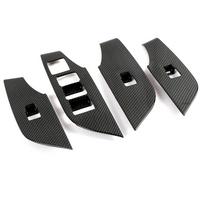 For Toyota Rav 4 Rav4 5 Gen LHD 2019-2025 Inner Door Armrest Window Lift Switch Button Panel Cover Trim Sticker S
