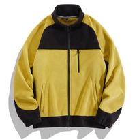 Men's Plus Size Sherpa Fleece Hoodie Jacket - Winter Outdoor Sports Patchwork Cardigan Outerwear M
