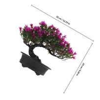 Emulated Bonsai Pine Tree Artificial Simulation Indoor Outdoor Home Decoration Plastic Tree Decor Realistic Bonsai Ornament Gift
