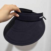 Portable Wide Brim Empty Top Hat Solid Color UV Protection Sun Hat Breathable Foldable Sun Protection Hat