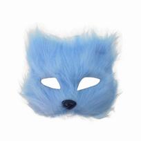 Funny Realistic Cat Mask Animal Long Furry Halloween Masks Halloween Decoration Mysterious Masquerade Mask Carnival Party