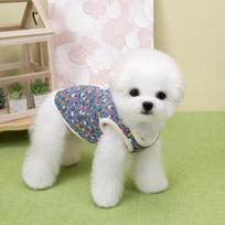 Puppy Floral Vest Pet Clothing Dog Fleece Coat For Dogs Jackets For Small Dogs Winter Jacket For Pet Luxury Clothes (as the picture,M)