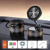 Car Mount Vacuum Magnetic Phone Holder For Tesla Model S / X / Y Juniper 3 Highland Cybertruck Foldable Design 360° Adjustable