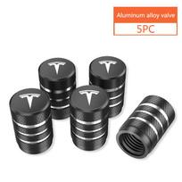 FOR Car Protection Wheel Tire Valve Caps Tyre Stem Covers Auto Styling Accessories For Tesla Model 3 Y S X