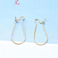 DIY U-Shaped Fish Hook Earring Accessories, 2000 pcs/bag In Stock. 18mm (Approx. 2000 pcs/bag)