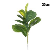Floral Arrangement Party Supplies Home Decoration Artificial Ficus Branch Fake Plants Lifelike Greenery Faux Leaves