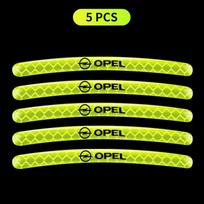 5/10/15/20pcs Car Logo Wheel Hub Reflective Sticker For Opel Corsa Astra Insignia Vectra Zafira Meriva Mokka Grandland Vivaro