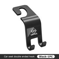 Car Logo Storage Hooks Headrest Hooks Car Seat Hanger Hook For Opel ADAM ASTRA J K CORSA E INSIGNIA MOKKA VIVA Meriva