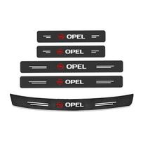 New Car 3D Carbon Flber Car Door SIll Protector Scratch Proof Tape For Opel Insignia Astra Antara Meriva Zafira H G Corsa