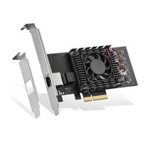 Binardat 10G Ethernet PCIe Network Adapter, Intel X540 Chip LAN Controller, 10G1G100Mbps Ethernet RJ45 NIC Card for WindowsLinux