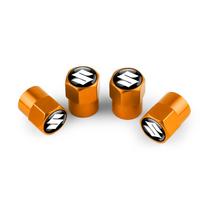 4pcs Aluminum Alloy Car Tire Valve Core Caps For Suzuki Grand Vitara SX4 Swift Jimny Baleno Gsr 600 Samurai Vitara Accessories