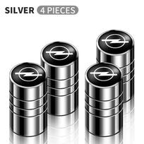4PCS Car Tire Hub Valve Cover Metal Aluminum Metal Dust Cover Accessories For Opel Insignia Astra Antara Meriva Zafira H G Corsa