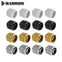 Barrow 8pcs Soft Tube Fitting G1/4  Hose Adapter For Cooling system 10X13mm 10X16mm Flexible Pipe For 10x13mm