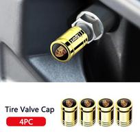 4Pcs Metal Car Wheel Tire Air Valve Caps Stem Cover For Porsche Panamera Cayenne Taycan 911 718 Macan Carrera-GT 928 944 968 944