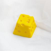 Cute Decoration Cheese Cake Keycap Food Shaped Mechanical Keyboard Cap ESC Keycaps  Gaming Gift geltona