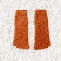 Fashion Winter Warm Five Finger Socks Coral Fleece Soft Cozy Hosiery Fluffy Thick Floor Slippers Female
