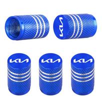 5pcs Car Badges Metal Wheel Tire Valve Cap Covers Auto Accessories For Kia Rio Ceed Sportage Cerato Soul Sorento Picanto Optima