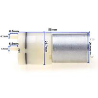 Mini  Air Oxygen Pump Dual Hole Electric Inflator 370 Motor Pump DC 3.7V 5V 6V DIY Fish Tank USB Outdoor Oxygenation Pump EU