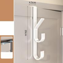 Quality Free-Punch Door Hanging Hook Over The Door Door Back Type Hat Coat Hanger Multifunctional Metal Hook Home