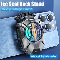 Three Gears Adjustable Mobile Phone Cooler Magnetic Suction Back Clip Semiconductor Cooling Radiator Back Clip with RGB Light Standard