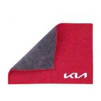 Car Emblem Microfiber Towel Car Cleaning Care Rag Tools For KIA K3 Sportage Carnival K5 Seltos Pegas KX1 EV5 Sonet EV6 K4 EV3 K9