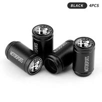 4Pcs Metal Car Styling Wheel Tire Valve Caps Cover Accessories For Alfa Romeo 159 Giulietta Giulia 147 Mito 156 166 Stelvio