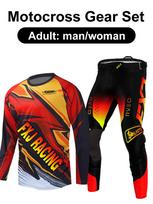 motocross gear set Enduro cross Jersey Pant Kits Racer Gear Set Off-road Mens Kits Women's mountain Downhill Motorcycle MX XXL-38