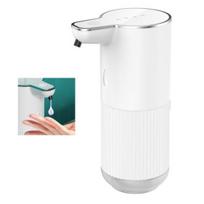 Bekontaktis skysto muilo dozatorius IPX5 vandeniui atsparus dizainas 350 ml talpos USB įkraunamas automatinis rankų dezinfekcijos dozatorius B