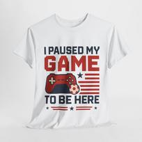 United States Soccer World Cup 2026, Football Fan Gift, Paused Game Sports Shirt, USA Soccer Tee, Football Enthusiast Top, Soccer XL
