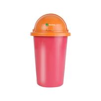 Universal Car Trash Can Storage Box With Rotating Lid Car Leak-proof Car Trash Can For Skoda S Octavia A5 Kamiq VII Yeti Scala