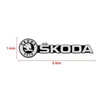 Car Audio Decorate 3D Aluminum Badge Emblem Stickers For Skoda Octavia Fabia Kamiq Kapoq Kodiaq Rapid SCALA Superb Car Styling