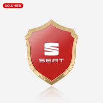Stainless Steel 3D Shield Car Badge Sticker For Vehicle Body Decor For Seat Leon 5f Ibiza 6l 6j Leon 1p Cushion Altea Xl LeonMk