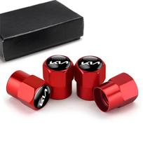 4Pcs Aluminum Alloy Car Wheel Tire Valve Caps Stem Cover For KIA Rio Ceed Sportage Cerato Soul Sorento Picanto Optima K1 K2 K3