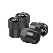 4Pcs Aluminum Alloy Caps Wheel Tire Valve Caps Auto Accessories For Kia Sportage Rio 3 Soul Picanto EV6 Cerato Niro Telluride