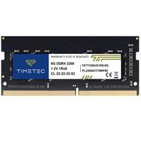Timetec 8GB DDR4 Laptop Memory 3200MHz (PC4-3200AA) PC4-25600 SODIMM 260 Pin 1.2V CL22 Non-ECC Unbuffered for Laptops, Mini PCs, and All-in-One PCs