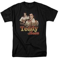 Elvis Presley - Teddy Bear -  Unisex Short Sleeve Children's T-shirt - Black 160