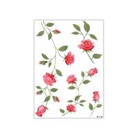 Realistic Flower in Spring Temporary Tattoos Waterproof Disposable Rose Stickers Tattoo Stickers DIY Long Lasting