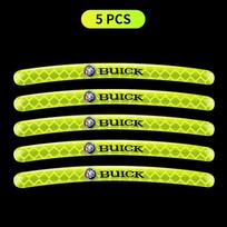 Car Bike Motorcycle Wheel Hub Reflective Stickers For Buick Regal LaCrosse Encore enclave royaum Park Avenue Envista GL8 GL6