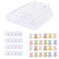 20Pcs DIY Reusable Eyelash Mascara Wand Tube Bulk Empty Eye Lash Brushes Bottle Hand-made Eyebrow Brush Applicator Dust-proof