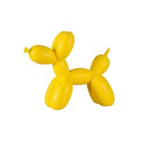 Modern Minimalist Resin Balloon Dog Sculpture Decorative Figurine for Living Room Entryway Home Office Tabletop Display Art Piece one size geltona