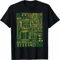 unisex Funny Neon Computer Gaming Keyboard T-Shirt For Guys S įvairiaspalvis