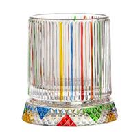 9oz Rotating Whiskey Glass with Base 360 Degree Swivel Crystal Tumbler Durable Design for Home Bar and Beverage Serving One Size