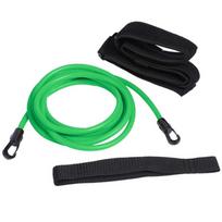 Latex Tubes Swim Training Resistance Belt 4M Adjustable Swimming Pool Exerciser Swim Tether with Mesh Pocket