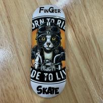34mm Professional Maple Deep Concave Wide Body Deck with Multiple Patterns and Anti-Slip Pad Rasp Tool.
